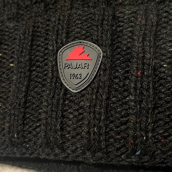 Men's Pajar Knitted Beanie Winter Hat Black One Size NWOT - Picture 2 of 3